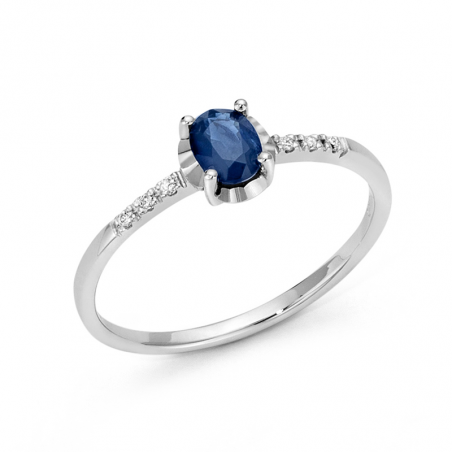 Miluna Anello Diamanti e Zaffiri LID3360