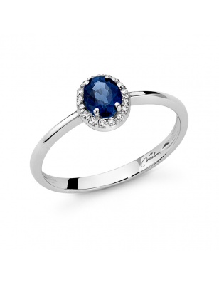Miluna Anello Diamanti e Zaffiri LID3266