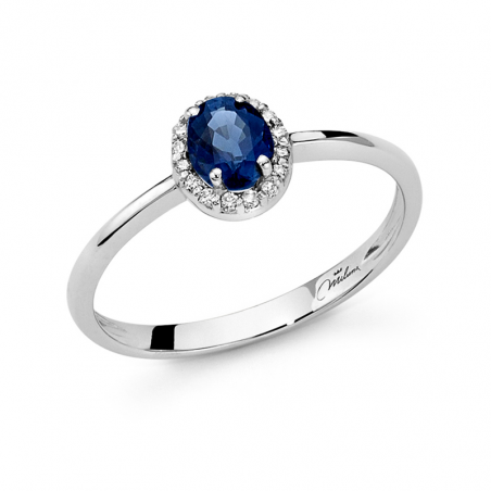 Miluna Anello Diamanti e Zaffiri LID3266