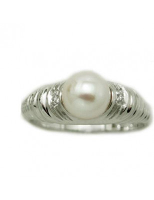 Diamanti e Emozioni Anello Anelli con  perle