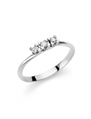Miluna Anello Diamanti Trilogi LID3299