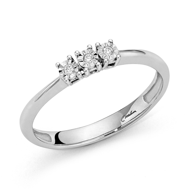 Miluna Anello Diamanti Trilogi LID3311
