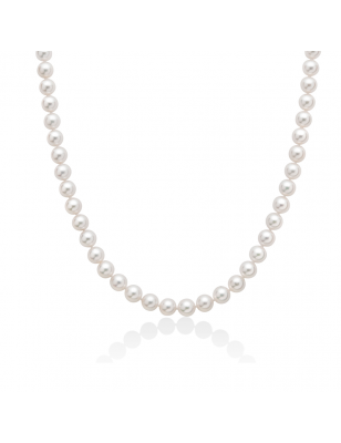 Miluna Collana Fili di Perle PCL6181