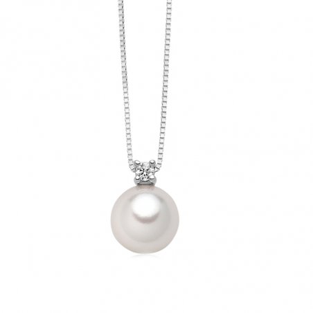 Miluna Collana Diamanti e Perle PCL5615M