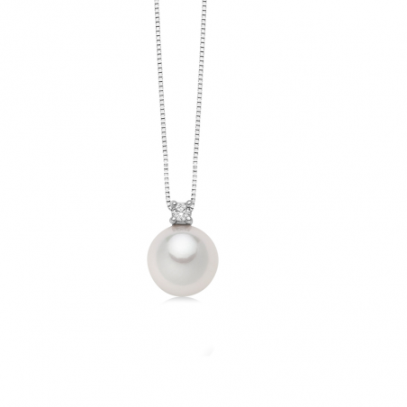 Miluna Collana Diamanti e Perle PCL5619M