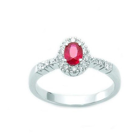 Miluna Anello Diamanti e Rubini LID2132