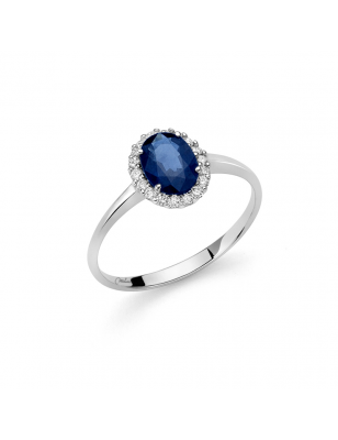 Miluna Anello Diamanti e Zaffiri LID3271