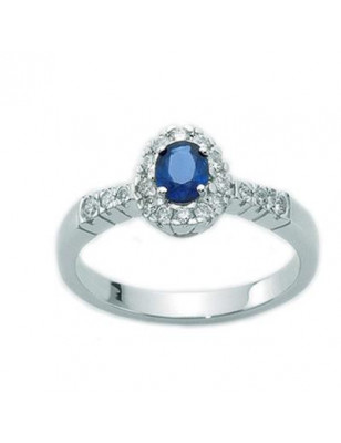 Miluna Anello Diamanti e Zaffiri LID2134