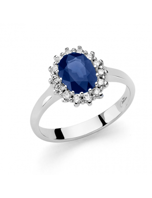 Miluna Anello Diamanti e Zaffiri LID3284