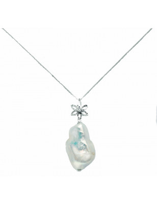 Miluna Collana Diamanti e Perle PCL4788