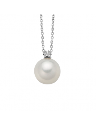 Miluna Collana Diamanti e Perle PCL3933