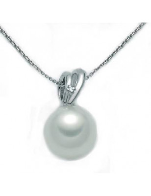 Miluna Collana Diamanti e Perle PCL5036