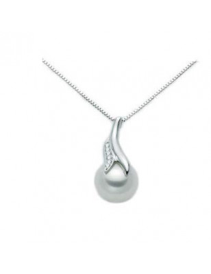 Miluna Collana Diamanti e Perle PCL2592