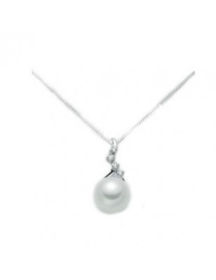 Miluna Collana Diamanti e Perle PCL2876