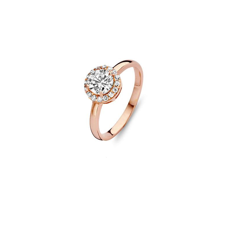 New Bling Anello Solitari Con Contorno 943283908-60