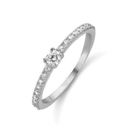 New Bling Anello Solitari Con Contorno 9NB-0387-56